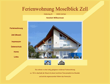 Tablet Screenshot of ferienwohnung-moselblick-zell.de